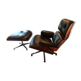 Lounge de Charles Eames avec son ottoman
