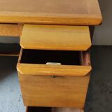 Scandinavian light oak desk