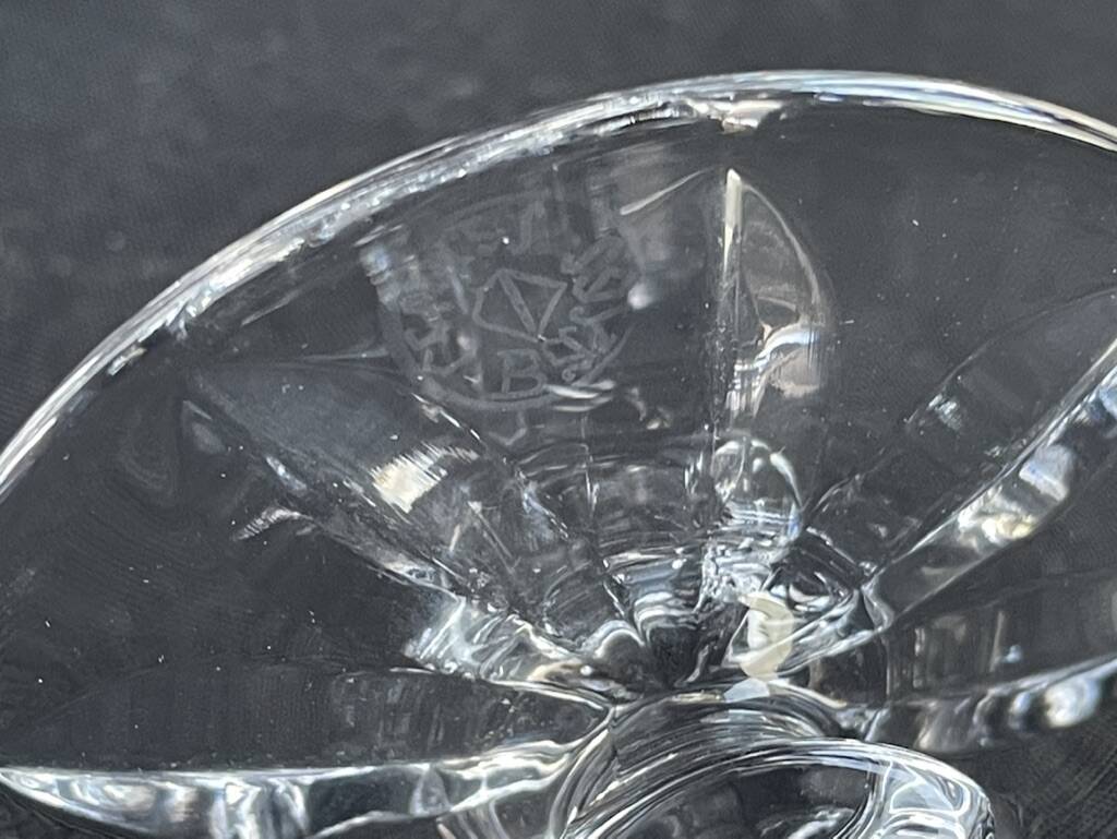 6 water glasses – Cristalleries Royales de Champagne - Bayel