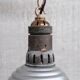 Antique mercury glass french pendant light