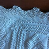 Ancien couvre lit crochet fait main
