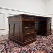 Ensemble de bureau anglais classique avec chaises de bureau
