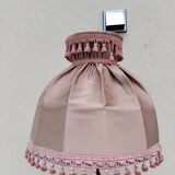 Lampadaire vintage marbre tissu année 50