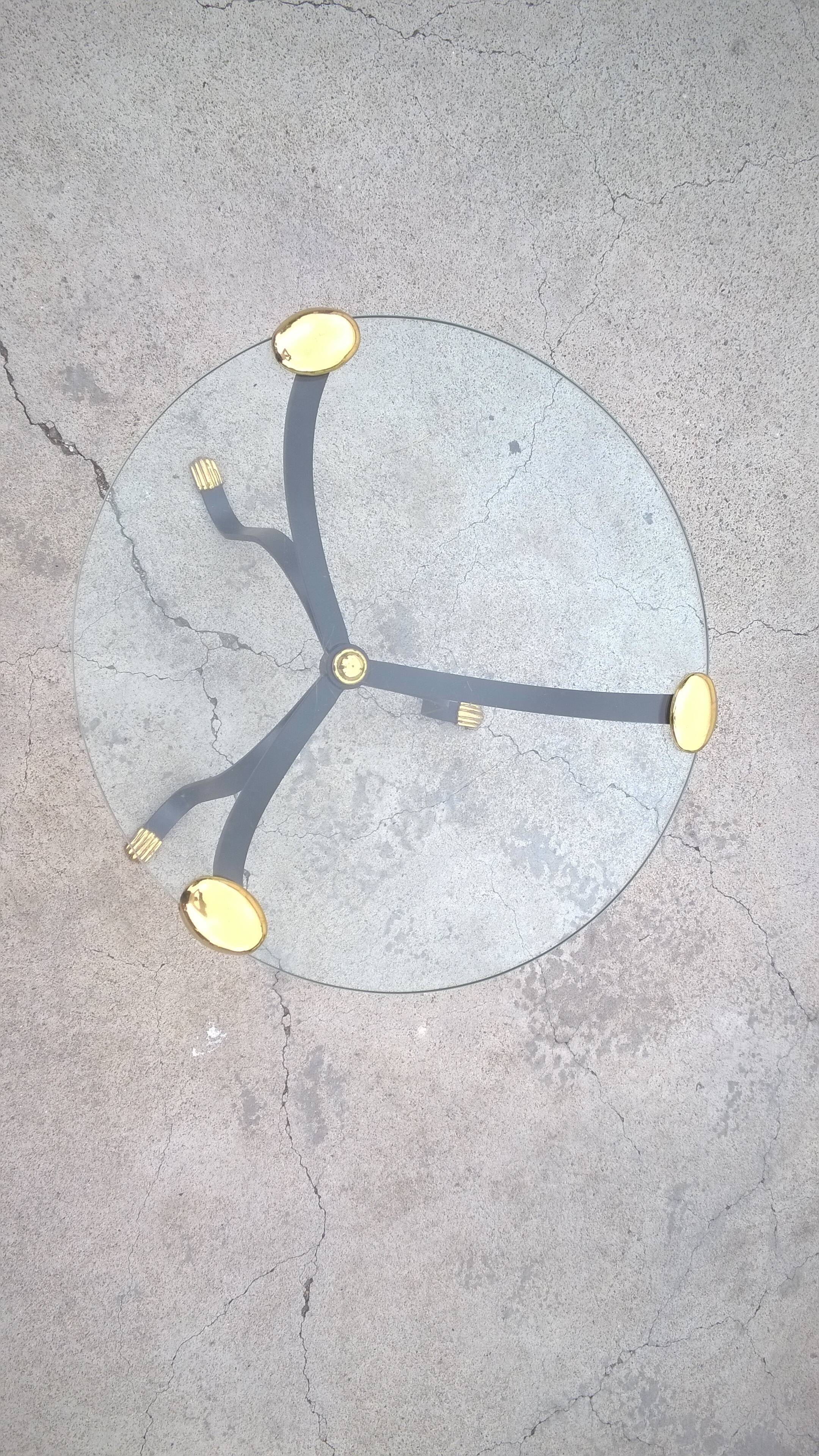 Art deco tripod side table