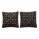 Set of 2 vintage kilim cushion covers 61x61 cm