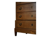 Antique Danish oak commode, made at the end of the 18th century, Louis XVI.