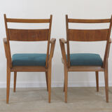 Paire de chaises tchécoslovaques vintage en bois courbé par Jitona, années 1970