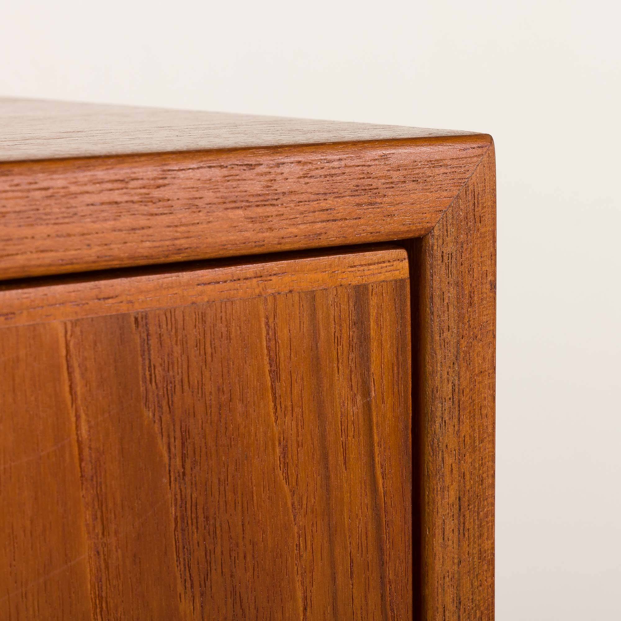 Kai Kristiansen teak wall unit with a hidden desk for FM Mobler