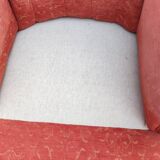 Paire anciens fauteuils crapaud