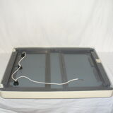 Italian Gedy illuminating mirror from the 70s 60x70cm