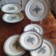 Salins « alhambra » assiettes plates et grands plats faïence terre de fer