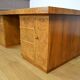 Art Deco Double-Faced Desk in Walnut Veneer 1950