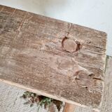 Old patinated farm bench