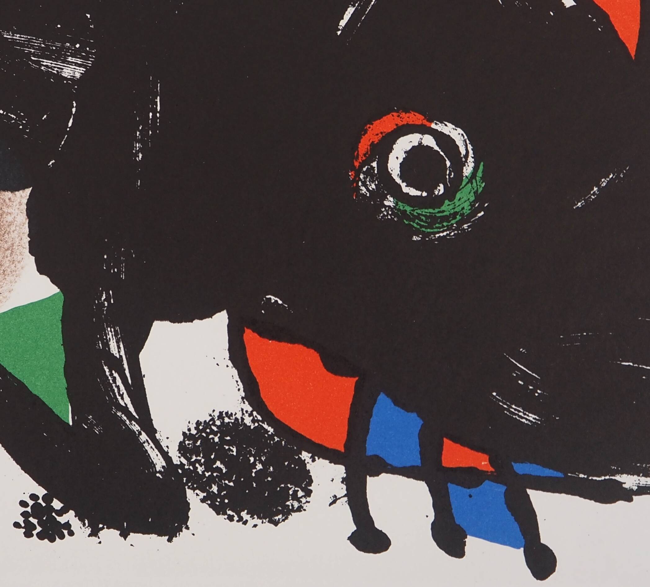 Joan miro: wild animal - original lithograph
