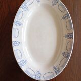 Oval ironstone dish from Moulin des Loups & Hamage, 'Colonial' model