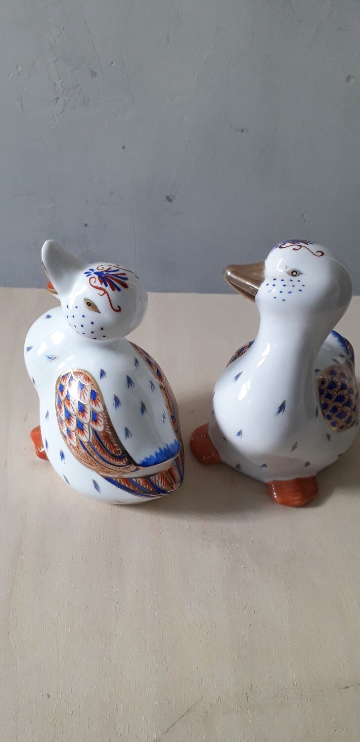 Couple of fine porcelain ducks