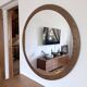 Miroir scandinave XL, 94 cm, années 1960