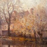 Indian summer in Dijon, Louis Auguste Girardot 19th century