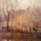 Indian summer in Dijon, Louis Auguste Girardot 19th century