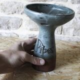 Ceramic pipe holder vase