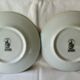Duo cups Cerabel porcelain of Baudour white and gold