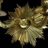 Pair of sun wall lights