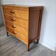 Commode vintage pieds compas