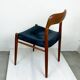 A beautiful pair of modern Scandinavian dining chairs in teak, model 75 by Niels Otto Møller.