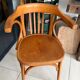 Fauteuil de bureau Baumann bois courbé 1950