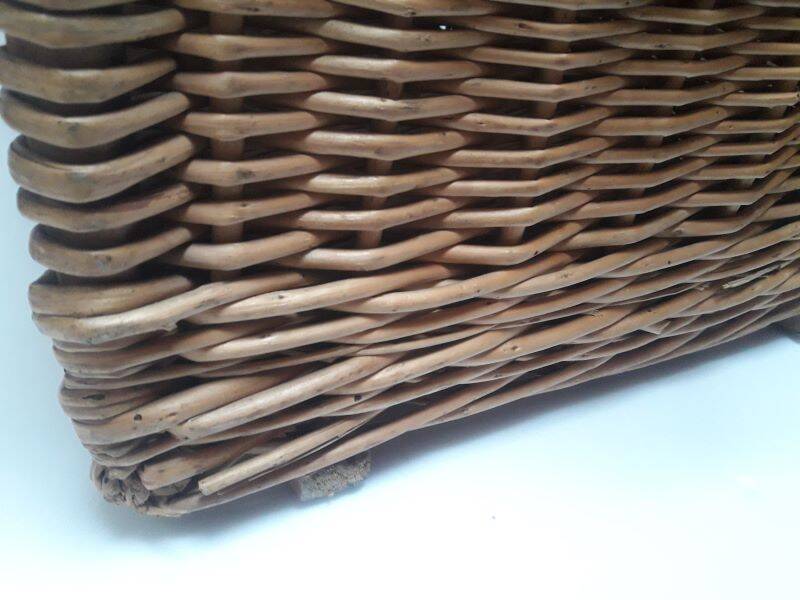 Wicker trunk L75xH53xD48 vintage