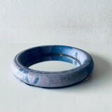 Round ceramic wall mirror
