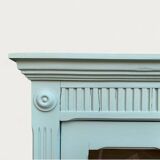 Antique celadon glass Parisian wardrobe H162