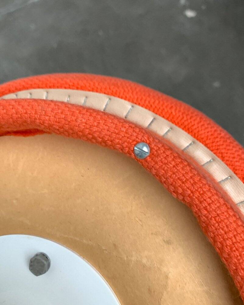 German Space Age swivel stool from the mid-century by Bremshey, Solingen, 1960s.