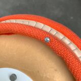 German Space Age swivel stool from the mid-century by Bremshey, Solingen, 1960s.