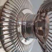 Moutardier en argent massif et cristal