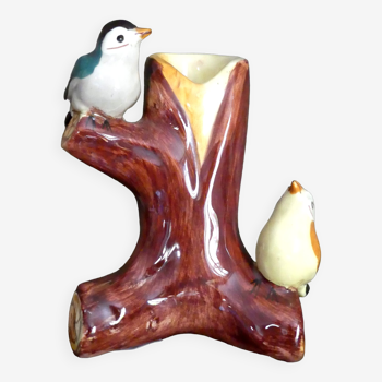 Vase aux oiseaux Jérôme Massier (1850-1926) Vallauris