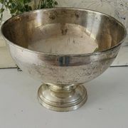 Champagne bucket Silver Plated vasque on Pedestal,