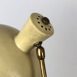 Midcentury Italian lacquer and brass table lamp from 50s