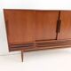 Danish midcentury modern teakwood highboard 1960s