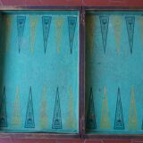 Former French Backgammon of 1930-1940 Vintage Table Game / Board Game