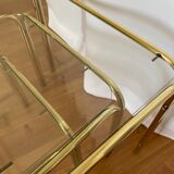 Golden metal tables