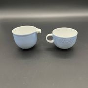 Rosenthal Century – Tapio Wirkkala – Pastel blue cup and milk jug –