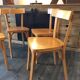 Série de 4 chaises bistrot baumann