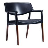 Mid-century armchair designed by Ejnar Larsen & Aksel Bender Madsen for Wil