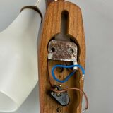 60s 70s lamp teak light wall lamp Uno & Östen Kristiansson Luxus 60s