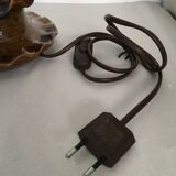 Handmade stoneware lamp foot