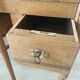 Old restored wooden desk