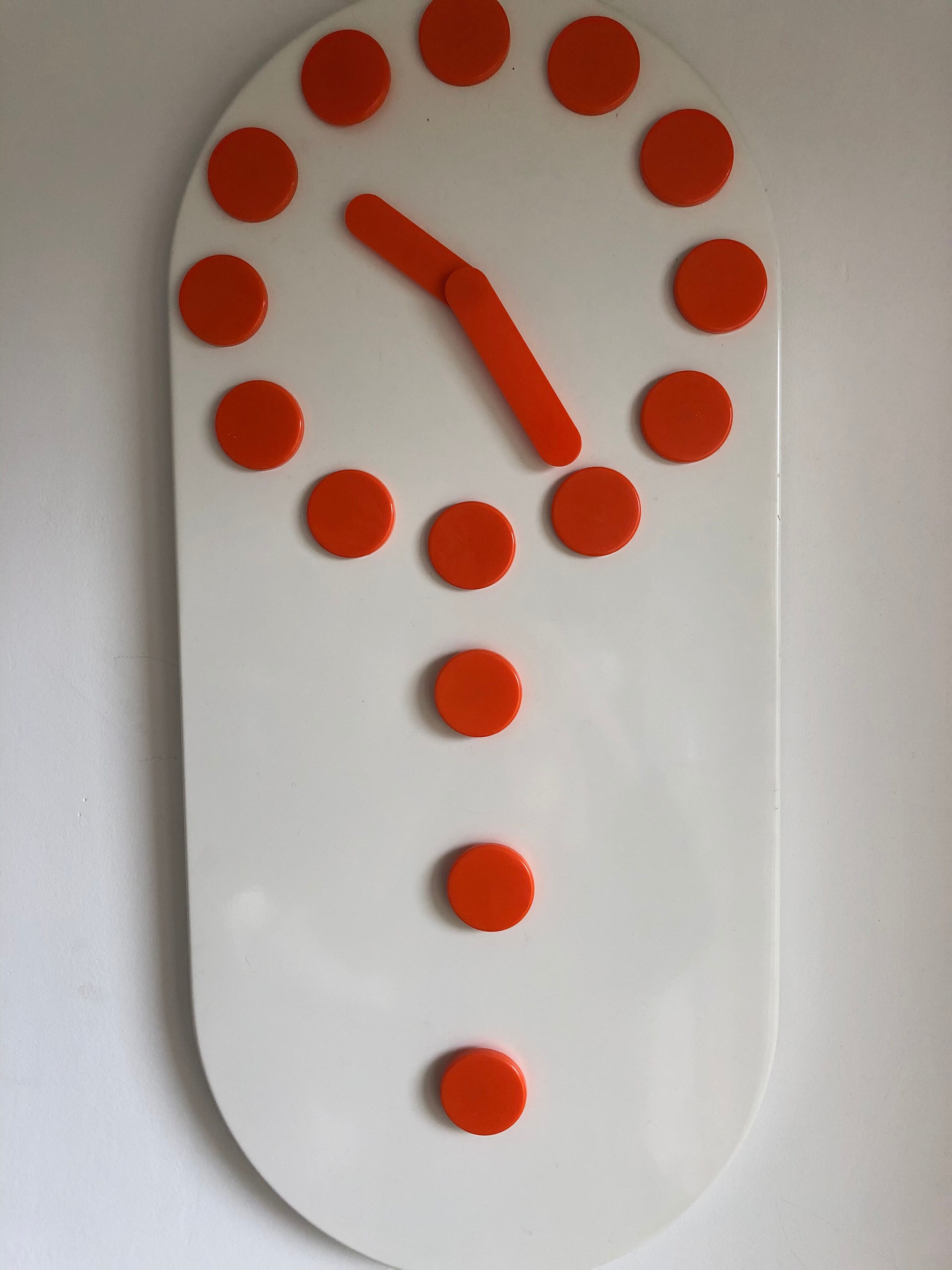 Vintage space age clock