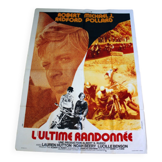 Original cinema poster "The Ultimate Hike" 1970 Robert Redford 120x160 cm