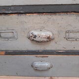 Industrial sideboard with 16 drawers